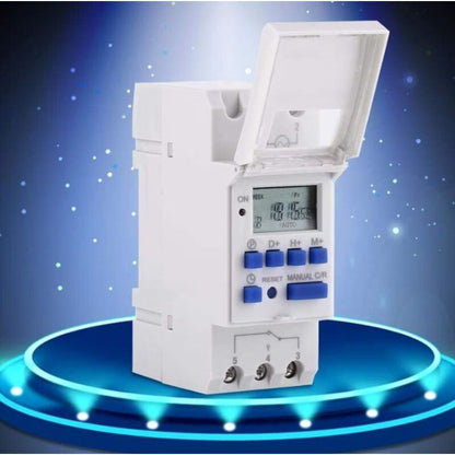 Programmable Digital Timer, Digital Timer, LCD Display, Weekly Digital Timer with Programming, DIN Rail V1237-ZY-528-060