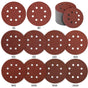 80 Pieces Sanding Discs for Eccentric Sander P40 to P2000 8 Hole, 125mm V1237-ZY-528-065