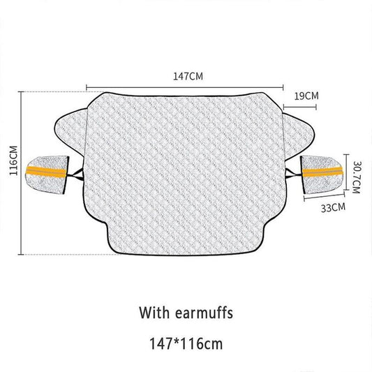 Car Windshield Cover Snow, Ice, Sun, Dust, UV, Water Resistant Car, SUV, All Years, Summer Winter V1237-ZY-528-066