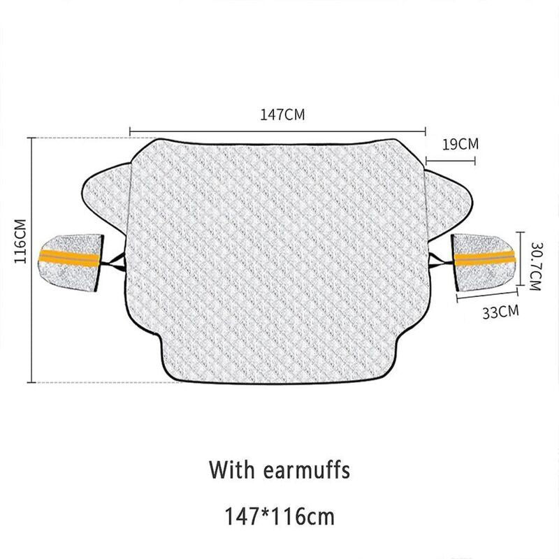 Car Windshield Cover Snow, Ice, Sun, Dust, UV, Water Resistant Car, SUV, All Years, Summer Winter V1237-ZY-528-066