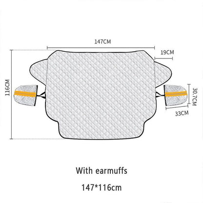 Car Windshield Cover Snow, Ice, Sun, Dust, UV, Water Resistant Car, SUV, All Years, Summer Winter V1237-ZY-528-066