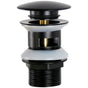 Universal G1 0.25 Brass Pop up Basin Drain Pop up Basin Drain with Overflow Click Clack System, Tool Free V1237-ZY-528-076