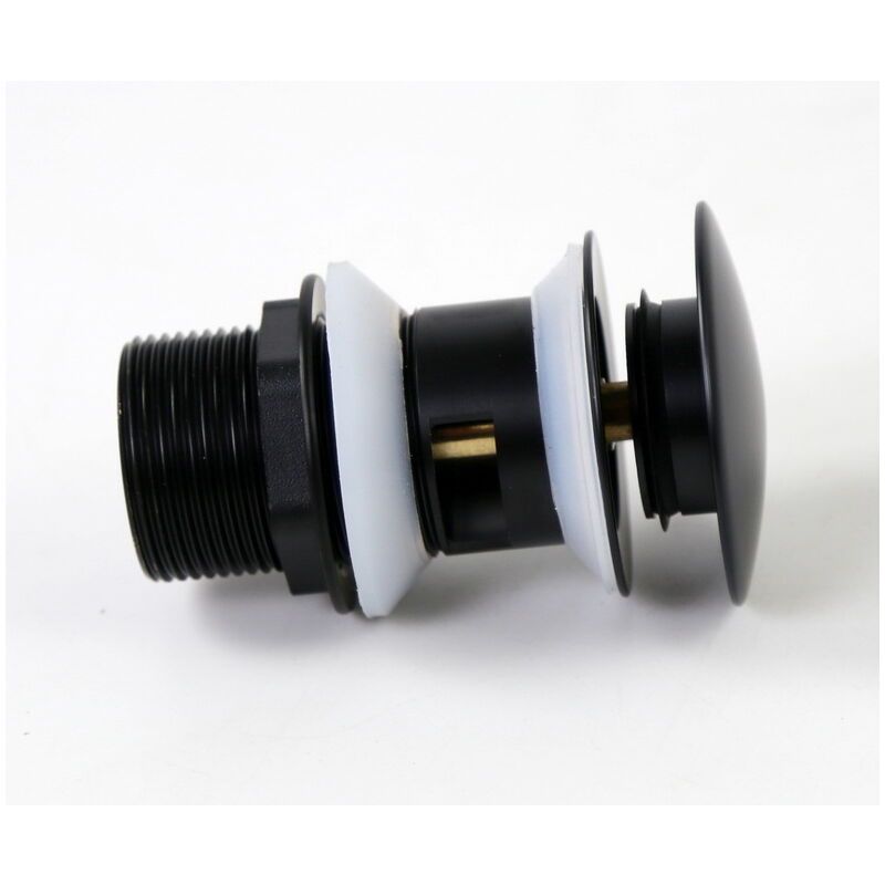Universal G1 0.25 Brass Pop up Basin Drain Pop up Basin Drain with Overflow Click Clack System, Tool Free V1237-ZY-528-076
