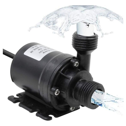 800L H Submersible Water Pump DC 12V Amphibious Pump for Pond Aquarium Solar Fountain Pool Water Circulation, V1237-ZY-528-079