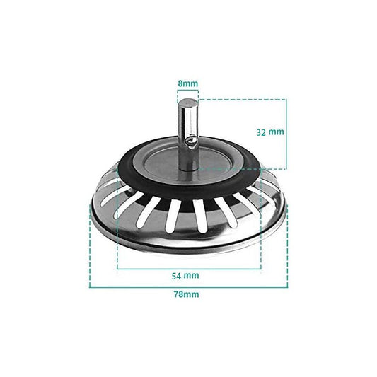 Steel Kitchen Basin Drain Sink Drain V1237-ZY-528-087