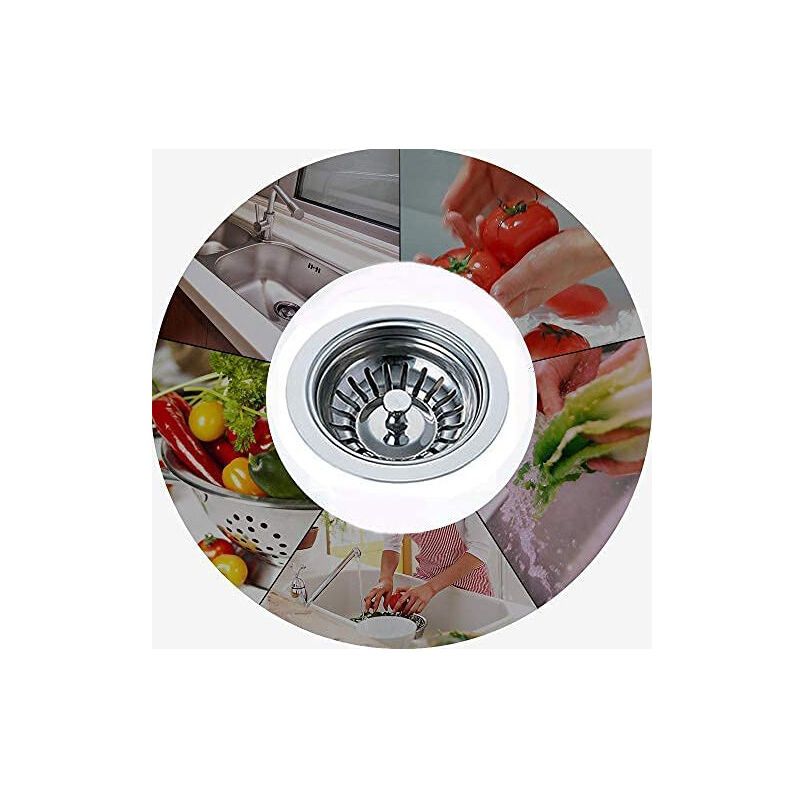 Steel Kitchen Basin Drain Sink Drain V1237-ZY-528-087