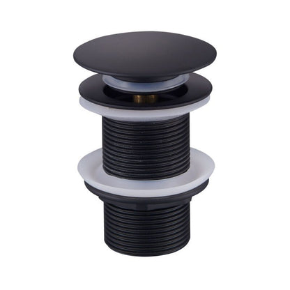 Pop up Drain, Pop up Drain Without Overflow, Universal Pop up Sink Drain, Sink Drain, Black Drain for Sink V1237-ZY-528-104