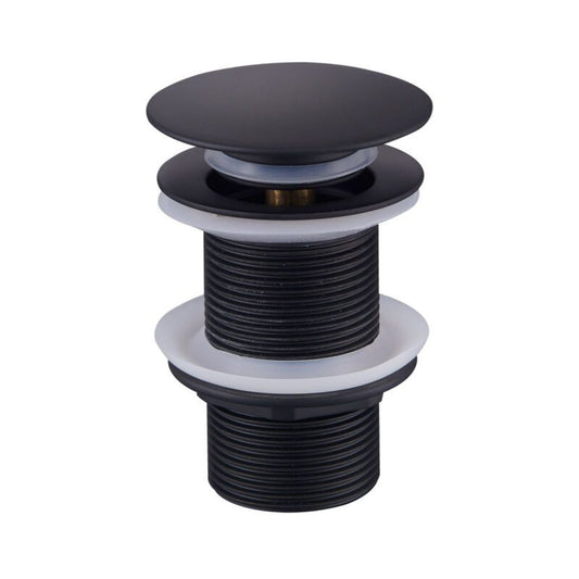 Pop up Drain, Pop up Drain Without Overflow, Universal Pop up Sink Drain, Sink Drain, Black Drain for Sink V1237-ZY-528-104