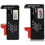 2 Pack Digital Battery Tester Voltage Checker and Power Level Checker Combo for AA AAA C D 9V 1.5V Button V1237-ZY-528-105
