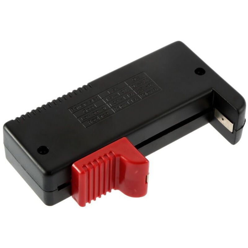 2 Pack Digital Battery Tester Voltage Checker and Power Level Checker Combo for AA AAA C D 9V 1.5V Button V1237-ZY-528-105
