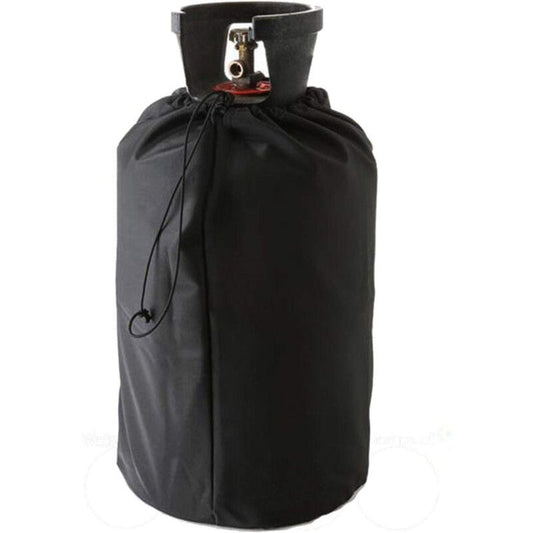 Propane Tank Cover 210D Oxford Waterproof UV Resistant Gas Bottle Cover with Adjustable Cords V1237-ZY-528-120