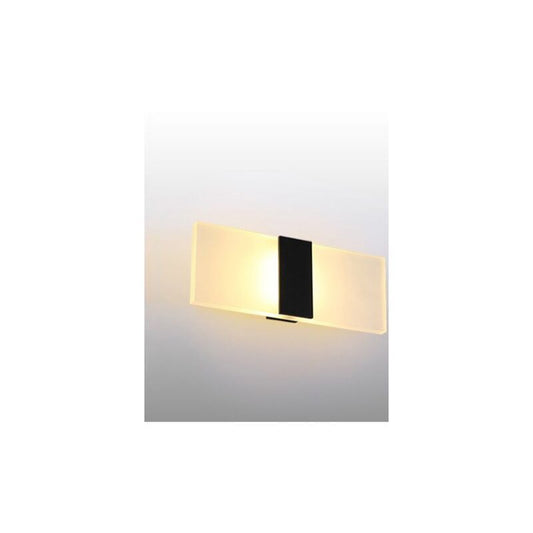 Indoor Wall Lamp 6W Warm White Brushed Black Indoor Wall Lamp AC 85 265, V, Modern Acrylic Light for Hallway, V1237-ZY-528-121