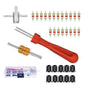 Valve Core Puller Repair Tool Kit, Double and Single Ended Valve Core Puller V1237-ZY-528-123