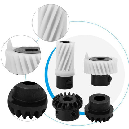 4 Pieces Sewing Machine Gear Set Compatible with Singer 174488 174491 163997 163328 V1237-ZY-528-125