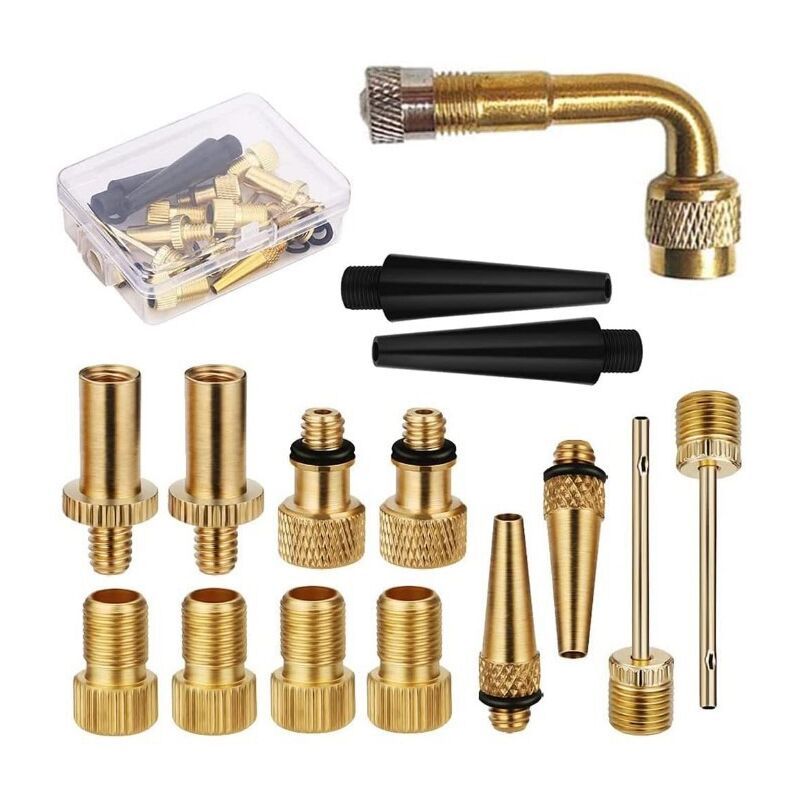 Bicycle Pump Adapter Bicycle Tire Pump Adapter with Inflation Nozzle Mountain Bike Ball Compressor Adapter V1237-ZY-528-130