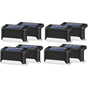 8 Pieces Solar Light, LED, for Stairs, Deck, Outdoor Black Shell Warm White V1237-ZY-528-131