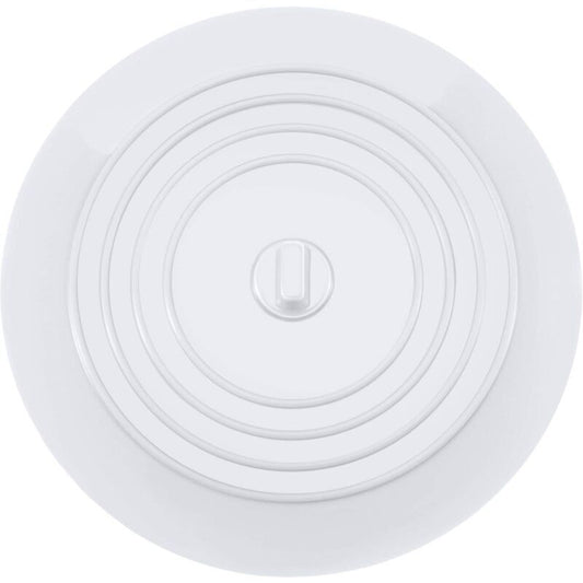 Silicone Bathtub and Kitchen Sink Stopper Universal Drain Plug, White, 15cm V1237-ZY-528-133