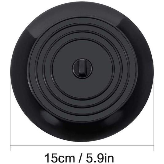 Silicone Bathtub and Kitchen Sink Stopper Universal Drain Plug, White, 15cm V1237-ZY-528-133