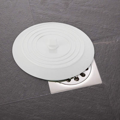 Silicone Bathtub and Kitchen Sink Stopper Universal Drain Plug, White, 15cm V1237-ZY-528-133