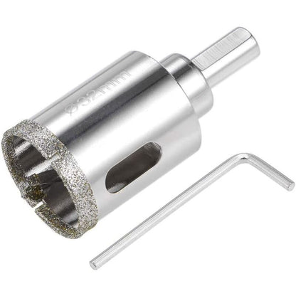 Diamond Glass Hole Saw Drill Bit with Center Pilot Bit for Glass, Ceramic Tile, 32mm V1237-ZY-528-146