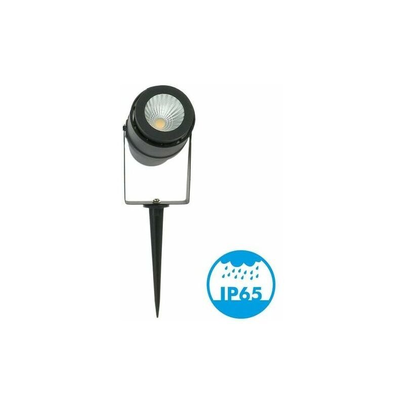 LED Garden Stake Spotlight 12W Black 720 LM Color Temperature, Neutral White 4000K V1237-ZY-528-147
