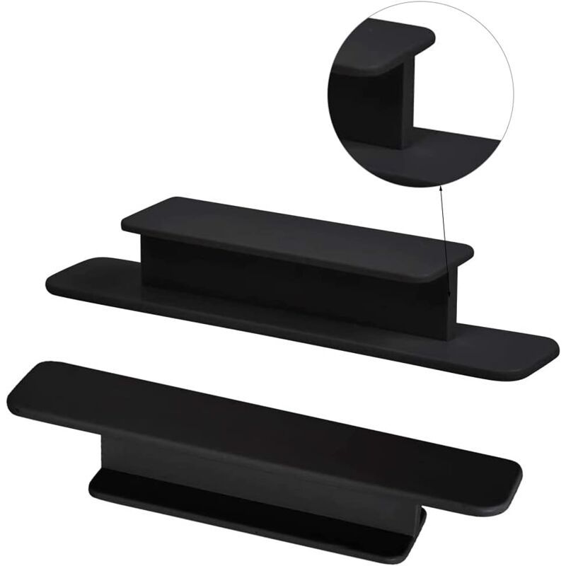 12 Pieces Self Adhesive Plastic Door Handles for Window Door Drawer Wardrobe Refrigerator V1237-ZY-528-152