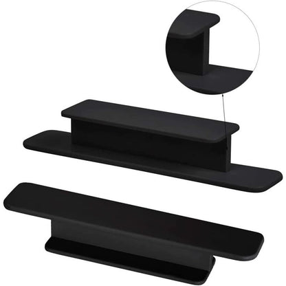 12 Pieces Self Adhesive Plastic Door Handles for Window Door Drawer Wardrobe Refrigerator V1237-ZY-528-152