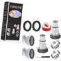 Swimming Pool Hose Adapter Compatible with Intex Pump Hose Connections, 32mm and 38mm V1237-ZY-528-156