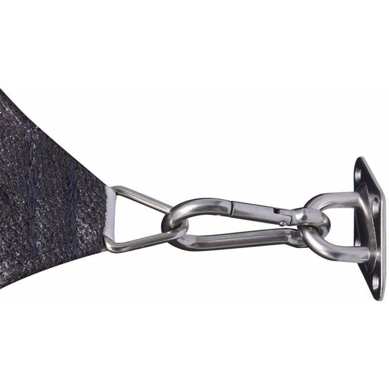Shade Sail Fixing Kit, Stainless Steel Sun Shade Sail Fixing Kit for Triangle and Square, Rectangle, Sun V1237-ZY-528-165