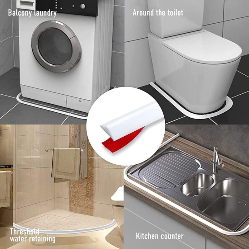 Foldable Shower Barrier and Retention System, 200cm V1237-ZY-528-171