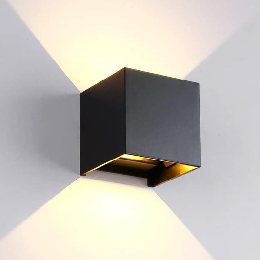 LED Wall Light, Surface Mounted Waterproof Wall Light Indoor Wall Lights Living Room Outdoor Porch, 6W Color, V1237-ZY-528-179