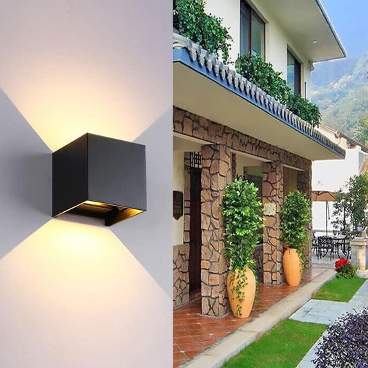 LED Wall Light, Surface Mounted Waterproof Wall Light Indoor Wall Lights Living Room Outdoor Porch, 6W Color, V1237-ZY-528-179