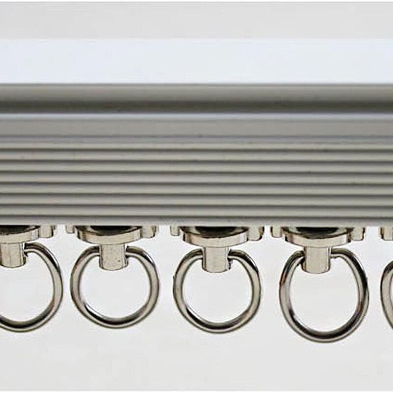 20 Pieces Plastic Curtain Track Glider Rail Rollers Twin Rollers Aluminum Alloy, Small V1237-ZY-528-185