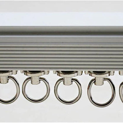 20 Pieces Plastic Curtain Track Glider Rail Rollers Twin Rollers Aluminum Alloy, Small V1237-ZY-528-185