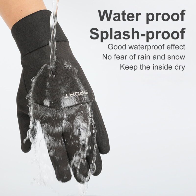 Waterproof Wind Resistant Non Skid Winter Gloves, XL V1237-ZY-528-187