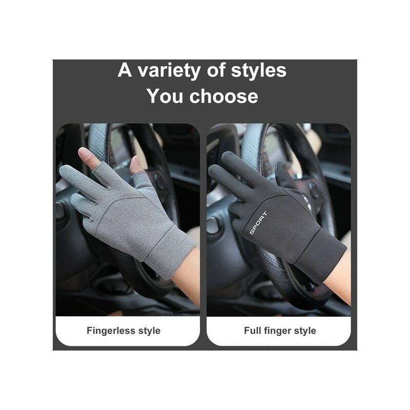 Waterproof Wind Resistant Non Skid Winter Gloves, XL V1237-ZY-528-187