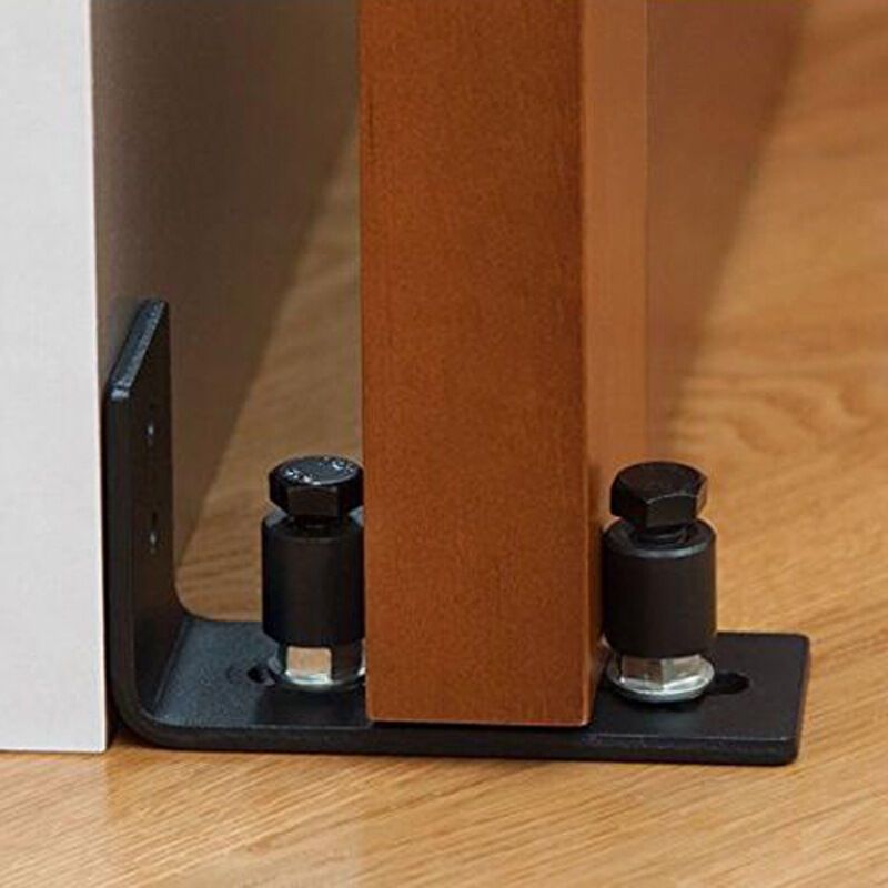 Sliding Floor Guide, Adjustable Carbon Steel Sliding Floor Guide for Barn Door V1237-ZY-528-193