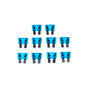 10 Pieces 15A 32V Standard Blade Fuse Car Auto Motorcycle Medium Size Blue V1237-ZY-528-196