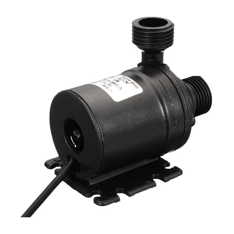 DC12V 800L H Low Noise Brushless Submersible Pump with 4 Point Nozzle and 50cm Cable, 5m V1237-ZY-528-200