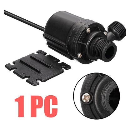 DC12V 800L H Low Noise Brushless Submersible Pump with 4 Point Nozzle and 50cm Cable, 5m V1237-ZY-528-200