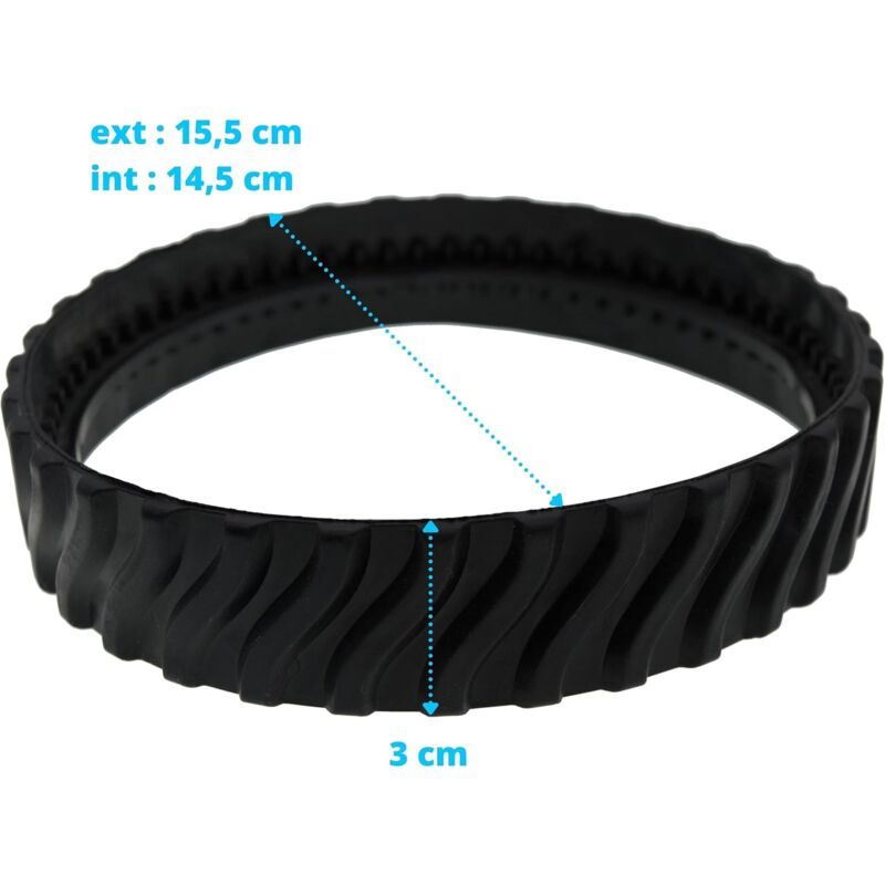 2 Tracks Compatible with Zodiac MX6 MX8 MX9 Baracuda R0526100 Robot Pool Cleaner V1237-ZY-528-208