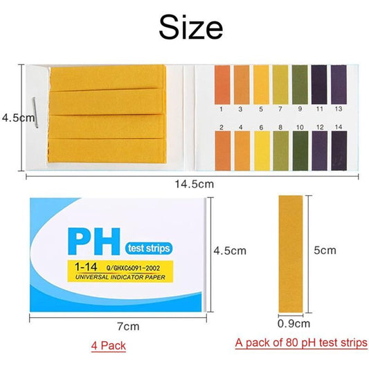 320 Pieces Swimming Pool Water Testing, pH Strip, pH 1 14 Test Paper Extensive Test Paper, Litmus Test Paper V1237-ZY-528-211