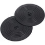 2 Pack Universal Silicone Rubber Drain Stopper, for Kitchen Sink, Bathroom Sink black, 15cm V1237-ZY-528-213