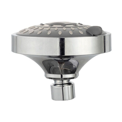 Adjustable Chrome Shower Head, Steel Round Rain Shower Head Mirror Face Shower Head V1237-ZY-528-221