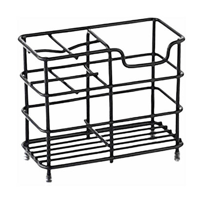 Toothbrush Holder, Small Stainless Steel Toothpaste Holder, Bathroom Accessories Organizer, Black V1237-ZY-528-228