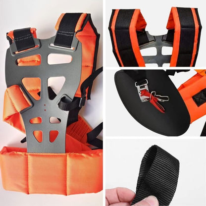 Comfortable Adjustable Effort Harness, Comfort Shoulder Harness for Brush Cutter Lawn Mower Universal Garden V1237-ZY-528-229