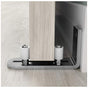 Floor Guide Sliding Door Guide Door Guide Wall Mount Ball Bearings Guide Silver V1237-ZY-528-236
