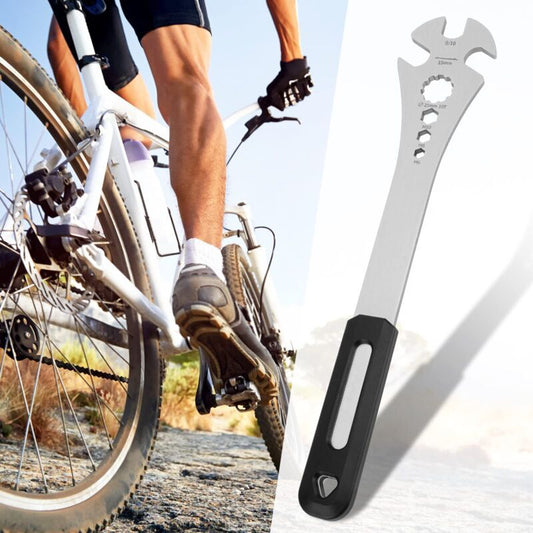 Bicycle Pedal Wrench, Bicycle Pedal Wrench with Extra Long Handle, Multi Purpose Pedal Removal Tool, 0.5625 V1237-ZY-528-239