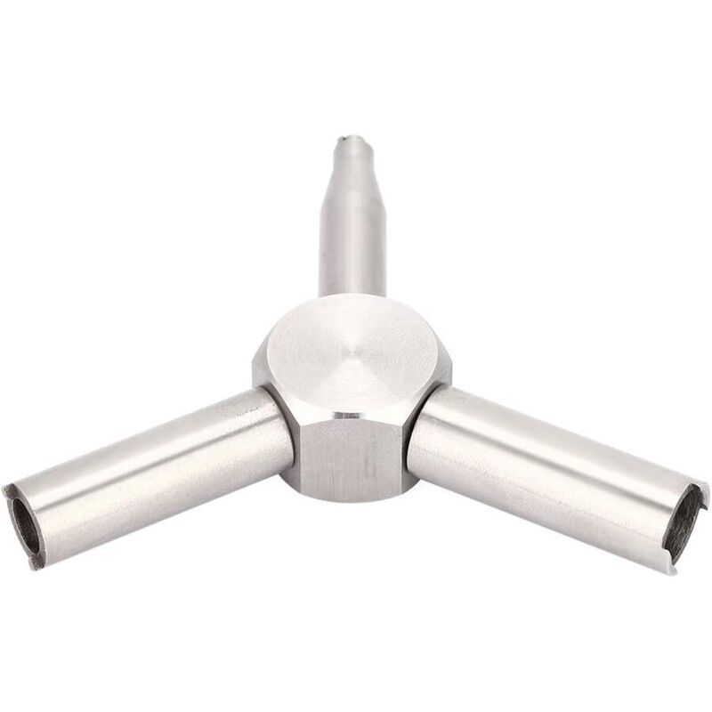 Element Valve Wrench Compatible with KSC WA Airsoft KSC Magazine Loader Removal Tool, Silver Triangular Valve V1237-ZY-528-247