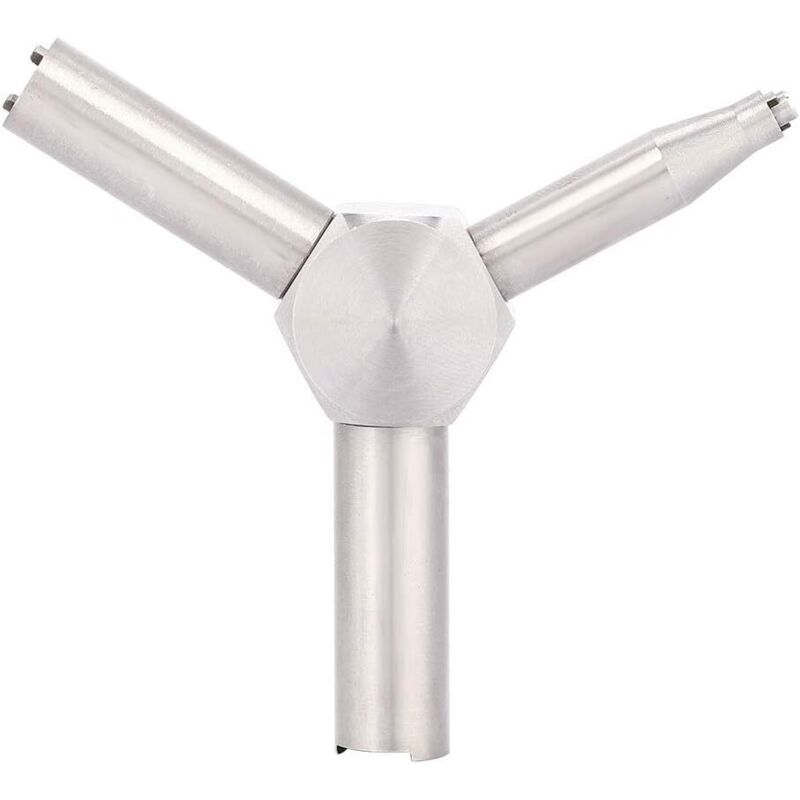 Element Valve Wrench Compatible with KSC WA Airsoft KSC Magazine Loader Removal Tool, Silver Triangular Valve V1237-ZY-528-247